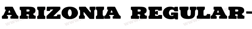 Arizonia Regular字体转换